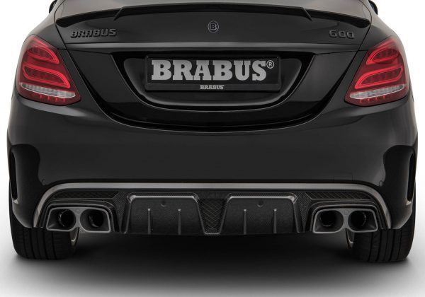 Mercedes Benz C Class Brabus Carbon Fiber Rear Diffusor