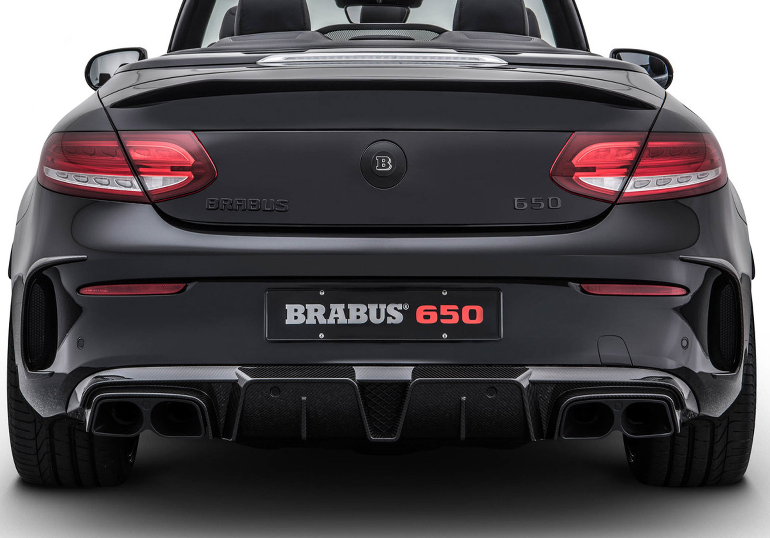 DIFFUSEUR MERCEDES CLASSE C W205 C63 BRABUS AMG