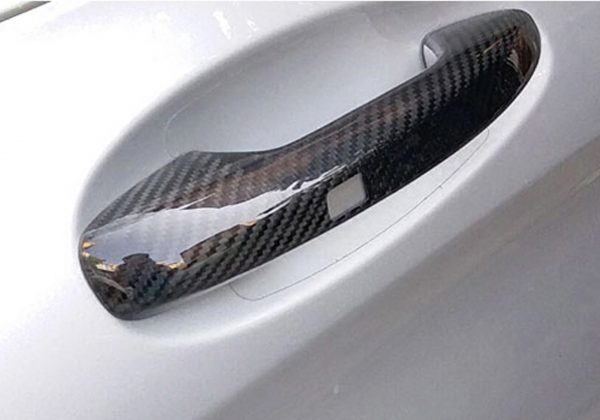 Mercedes Benz C Class Carbon Fiber Door Handle Covers