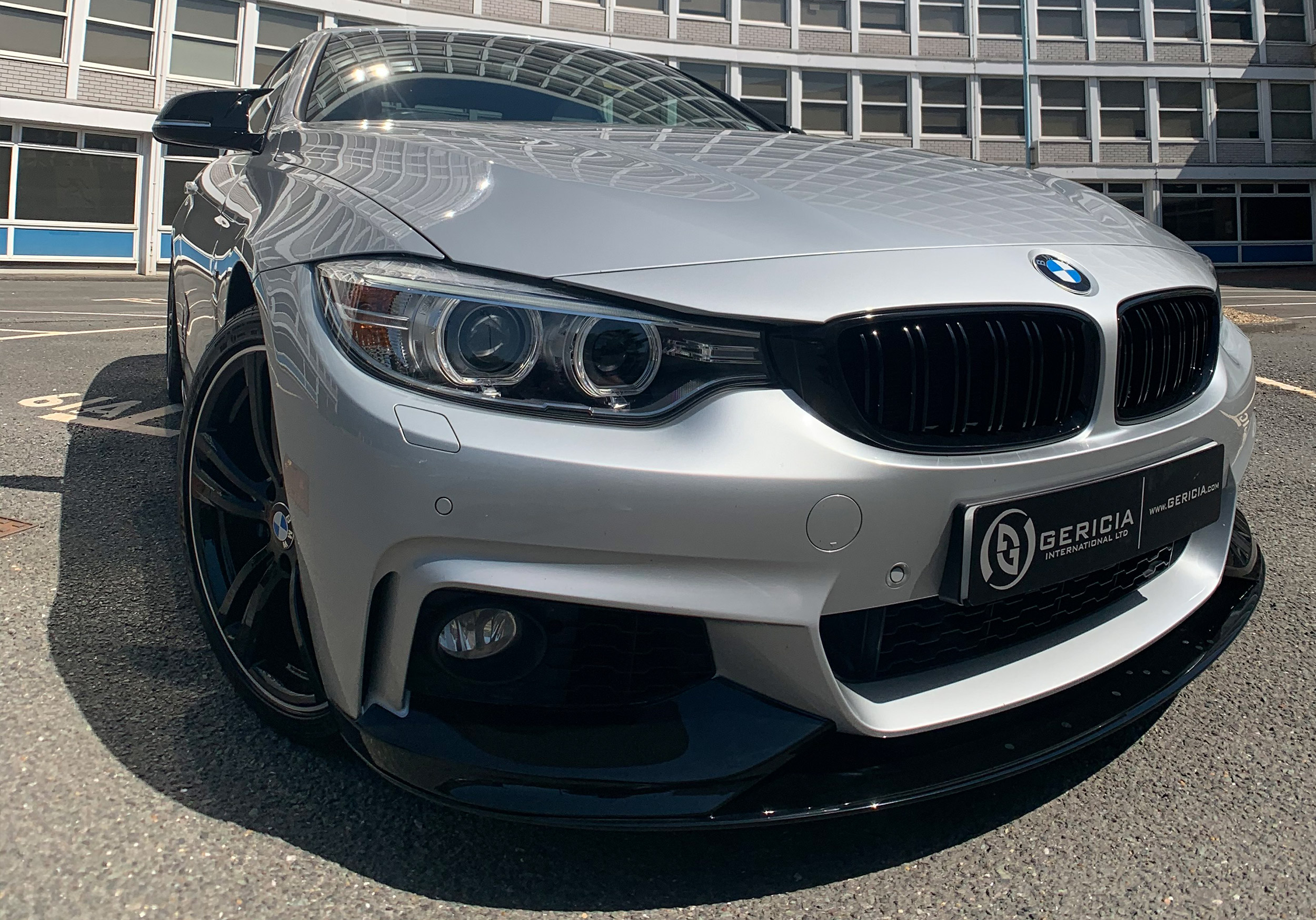 Bmw f32 on sale front splitter