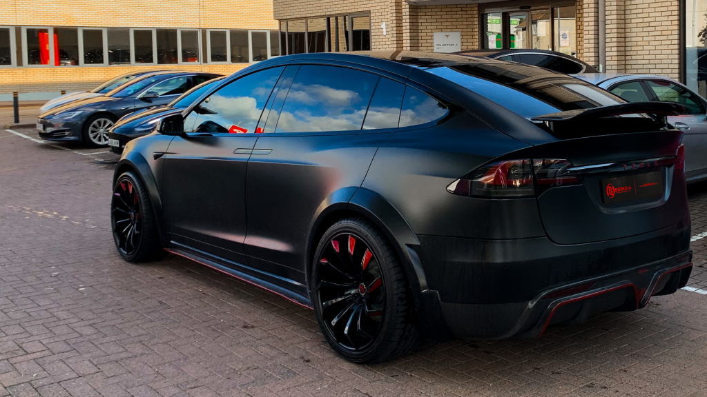 Custom Tesla Model X Widebody Gericia International Ltd. UK