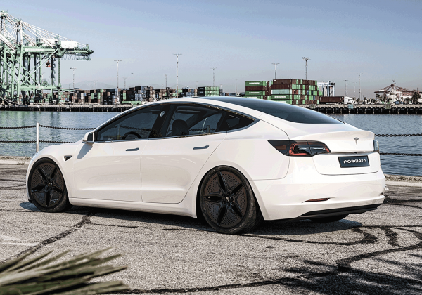 Tesla Model 3 Custom Wheels - 20" Evocolo EV 001 Forgiato Wheels
